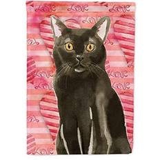 Pink Trellises Caroline's Treasures CK3047GF Bombay Cat Love Flag Garden