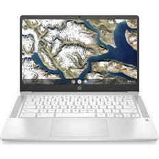 HP White Laptops HP Chromebook 14 14" 32GB