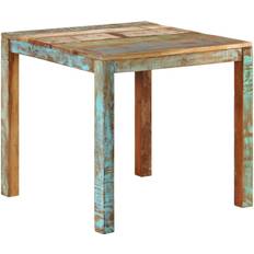 vidaXL 82 x 80 x 76 cm Solid Reclaimed Wood Dining Table