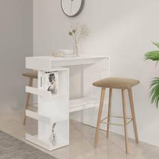 vidaXL high white Bistro Bar Table