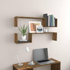 vidaXL Wandschappen 2 St 100 x 15 x 20 cm