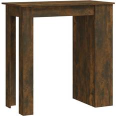 vidaXL Engineered Wood Smoked Oak Bar Table 19.7x40.2"