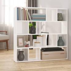 vidaXL 105x24x102 spånplade Bogreol