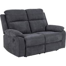 Canapé 2 Places - Fauteuil inclinable Canapés Act Nordic Mora Dark Grey Sofa 143.5cm 2 Seater