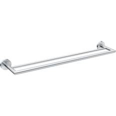Grey Towel Rails Moen Y5722CH 24-Inch Modern Double Towel Bar Chrome