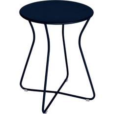 Bleu Tables d'Appoint d'Extérieur Fermob Tabouret Cocotte H 45.5 cm Bleu Abysse Table d'Appoint d'Extérieur