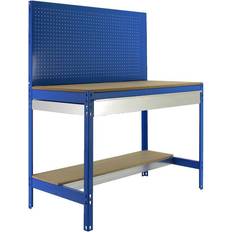 Accesorios de bricolaje Simonrack Werkbank kit simonwork BT2 box 1200 blau/holz