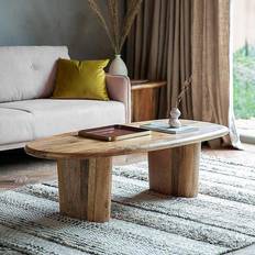 Freemans Veria 135cm Oval Mango Coffee Table