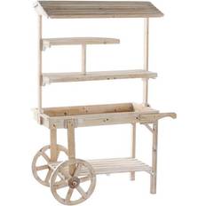 Trolley Tables Dkd Home Decor Garden Cart 118 Fir Trolley Table