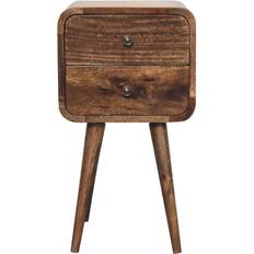 Artisan Furniture Mini Curved Washed Mango Bedside Table