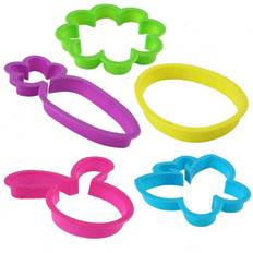 Orange Baking Supplies Pack Of Five Safe Shaped Cookie Cutter