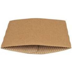 Brun Plastikkrus Abena Gastro-Line kop-sleeve manchet i pap 12,5x6,5cm brun
