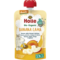 Barato Alimentos para Bebés Holle Smoothie De Plátano Mango Albaricoque 6m