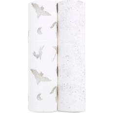 White Cotton Muslin Blankets 2 Pack