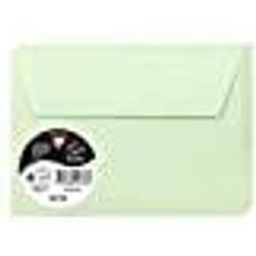 Clairefontaine 5476C Un Paquet de 20 Enveloppes Pollen Format C6 (11,4x16,2cm) 120g Enveloppes Auto-Adhésives Vert