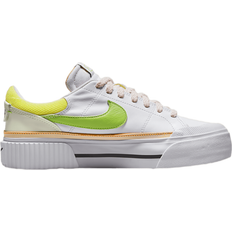 Nike Court Legacy Lift W - White/Pearl Pink/Opti Yellow/Action Green