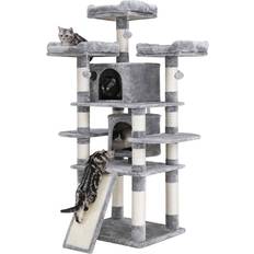 Feandrea Spacious Cat Tree with Perches and Scratching Board