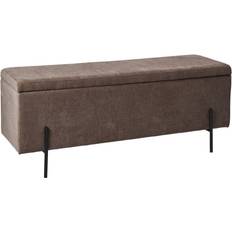 Nordic Furniture Group Bænk Deauville Med Opbevaring Brun Siddebænk