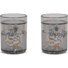 Kopper Konges Sløjd Glitter Cups 2-pack Dino