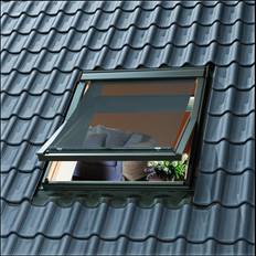 Goedkoop Dakvensters Velux Buitenzonwering Handbediend Mhl 200 5060 Zwart