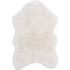 Lorena Canals Tapis En Laine Woolly 75 x 110 cm Sheep White