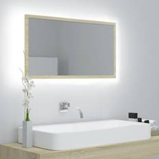 vidaXL LED Bathroom Sonoma