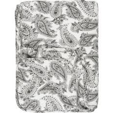Ib Laursen Paisley Filt Vit, Svart (180x130cm)