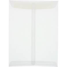 Postage & Packaging Supplies Jam Paper (9 x 12) Open End Catalog Translucent Envelope Clear 100 envelopes per box