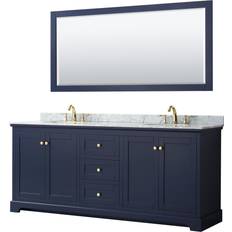 Bathroom Furnitures Wyndham Collection WCV232380DCMUNOM70 Avery 80" Free Standing