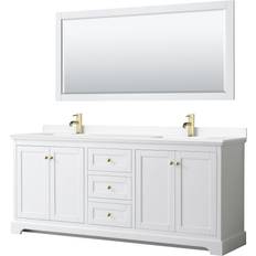 Bathroom Furnitures Wyndham Collection WCV232380D-VCA-M70 Avery 80"