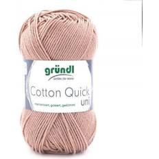 Beige Garne Gründl Cotton Quick uni beige