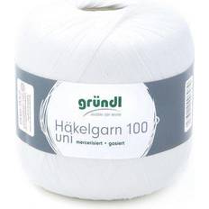 Garne Gründl Häkelgarn 100 weiß