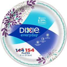 Dixie Disposable Plates Everyday 154-pack