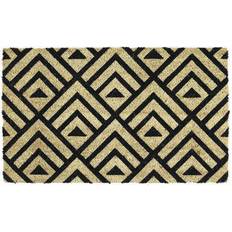 Design Imports Dii Tri Decco Doormat Tablecloth Black, Brown, Grey, White