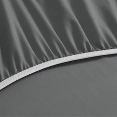 Swift Home Twin Fitted Double Brushed Ultra Soft 21 Extra Deep Bed Sheet Grey
