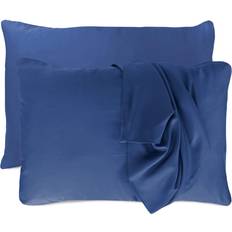 BedVoyage Luxury viscose Bamboo Pillow Case Blue