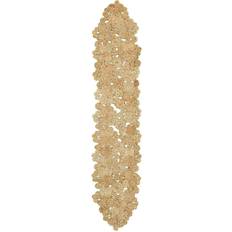 Jute Abstract Table Runner 1'-4 x 6'8 Natural