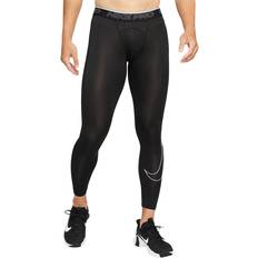 Nike dri fit shorts NIKE Pro Dri-Fit Tights Men - Black/White