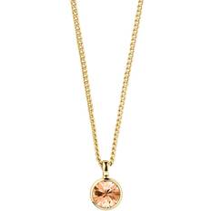 Grønne Halskjeder Dyrberg/Kern Ette Necklace - Gold/Peach