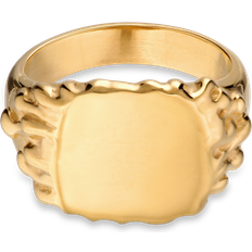 Jane Kønig Drippy Signet Ring - Gold