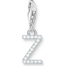 Thomas Sabo Silver Zirconia Letter Z Charm