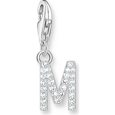 Thomas Sabo Charm-hängsmycke bokstaven med vita stenar silver