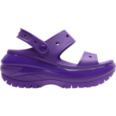 Men - Purple Sandals Crocs Mega Crush Sandal - Neon Purple