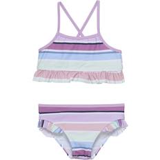 Spandex Bikinier Børnetøj Color Kids Bikini m. Flæser Lavender Mist år 116 Bikini