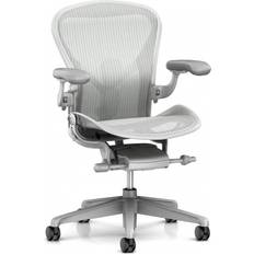 Grau - Schwarz Bürostühle Herman Miller Aeron Medium Bürostuhl 104.5cm