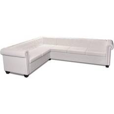 Cuir Canapés vidaXL Chesterfield Canapé 260cm Canapé 6 Places