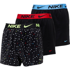 Nike Dri-FIT Essential Micro Boxer 3-pack - Swooshfetti Print/ Black/ Uni Red