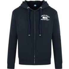 North Sails Herr Tröjor North Sails Men's Logo Zip Sweater - Navy Blue