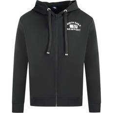 North Sails Herr Tröjor North Sails Men's Logo Zip Sweater - Black