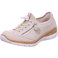 Sko med lys Rieker Sko Lys Beige Kanvas - Beige